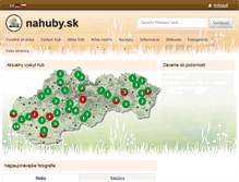 Tablet Screenshot of nahuby.sk